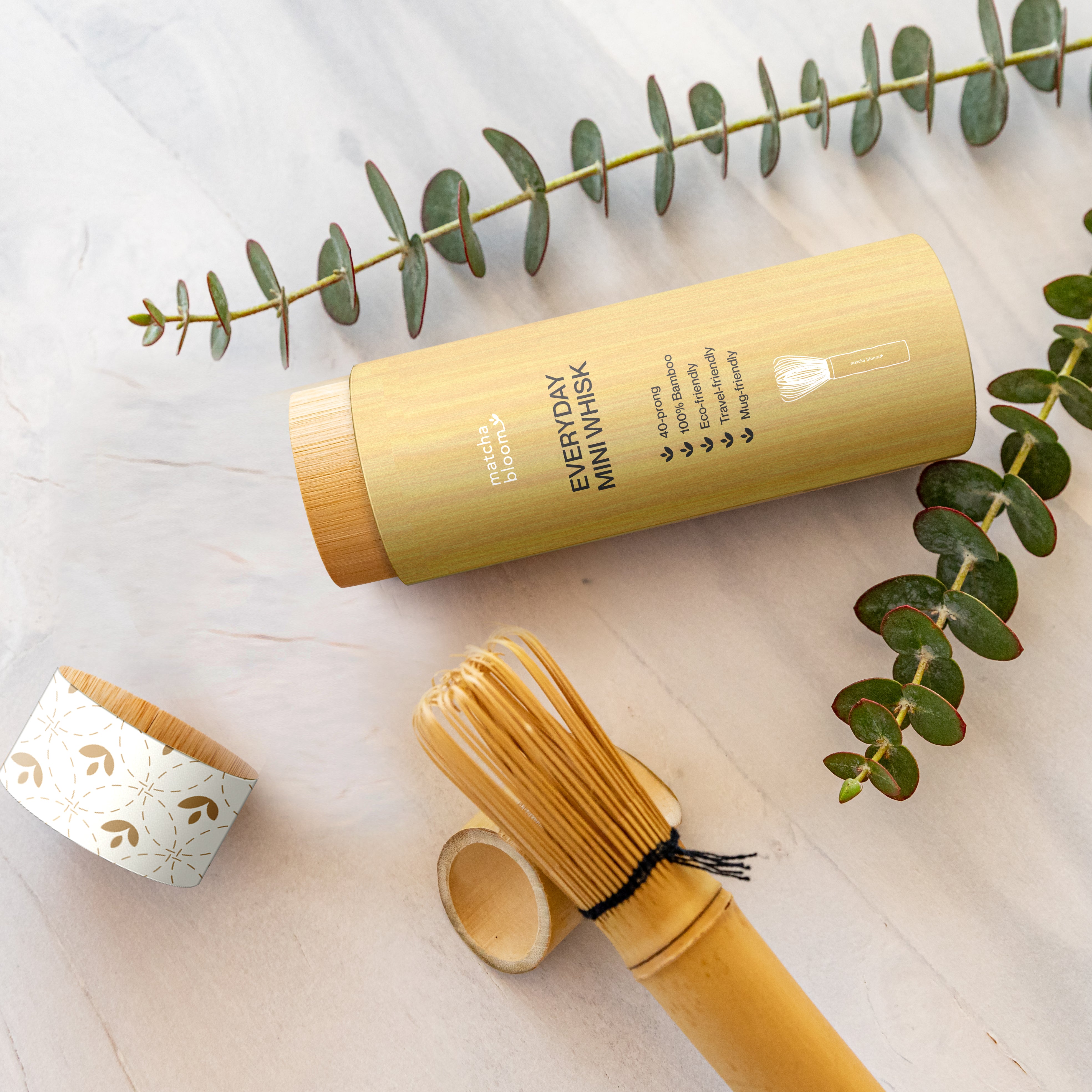 Matcha Bloom Mini Whisk | Everyday Bamboo Matcha Chasen